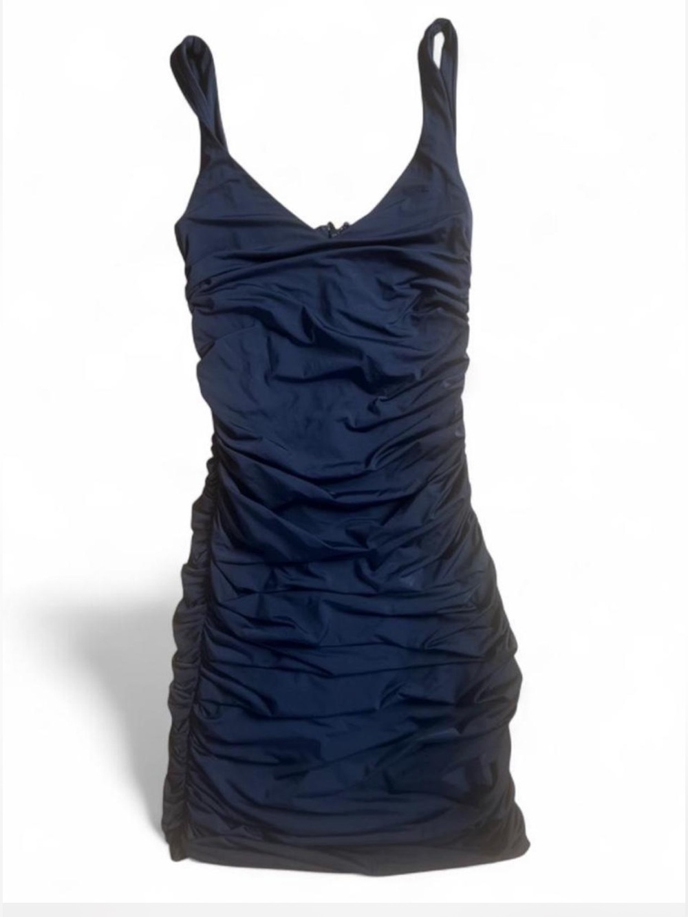 Aritizia Babaton Black Ruched Bodycon Dress